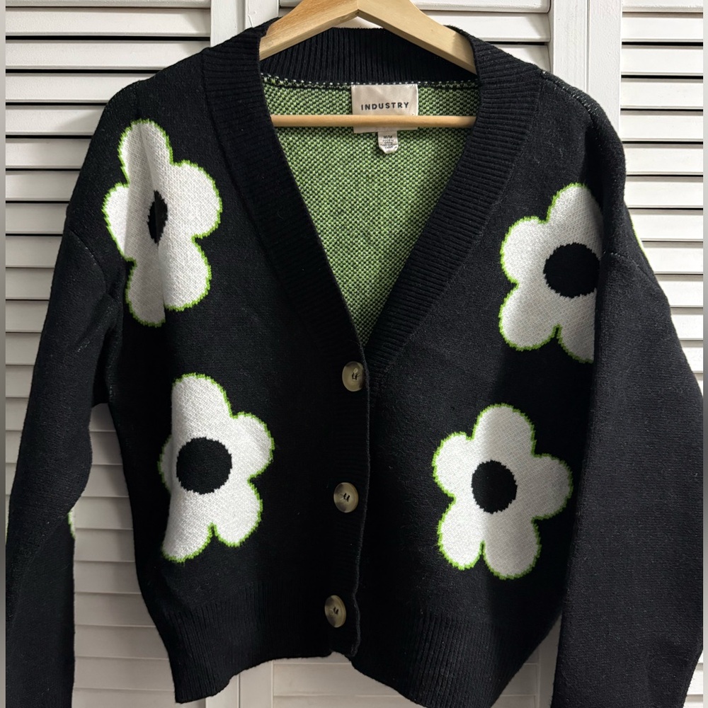INDUSTRY Daisy Print Women's Sweater